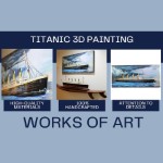 AJ046 Titanic 3D Painting 